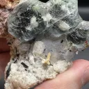 Fluorite on Quartz with Goshenite Beryl - Namibia - 10114 - image 4