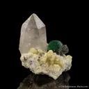 Fluorite on Quartz with Muscovite - image 3