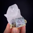 Fluorite on Quartz with Muscovite - image 1