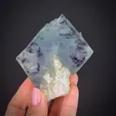 Fluorite on Quartz with Muscovite - image 1