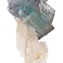 Fluorite on Quartz With Pyrite - image 7
