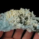 Fluorite on Quartz, With Pyrite - image 4