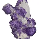 Fluorite on Quartz With Topaz - image 2
