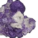 Fluorite on Quartz With Topaz - image 1