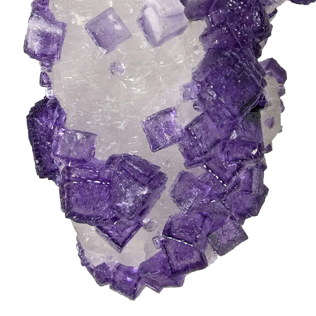 Fluorite on Quartz With Topaz - image 6