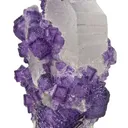 Fluorite on Quartz With Topaz - image 4