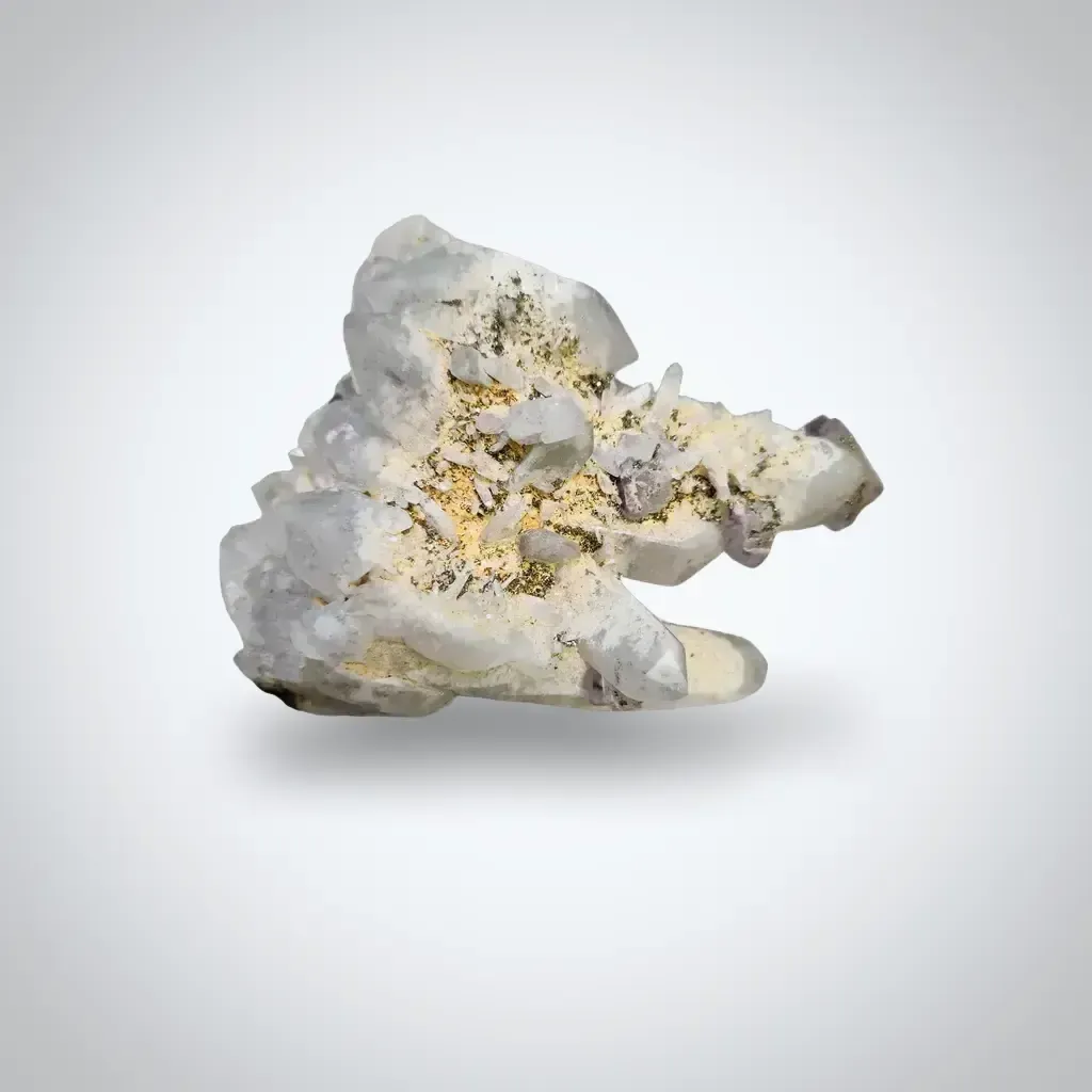 Fluorite on Quartz Yaogangxian Mine - image 6