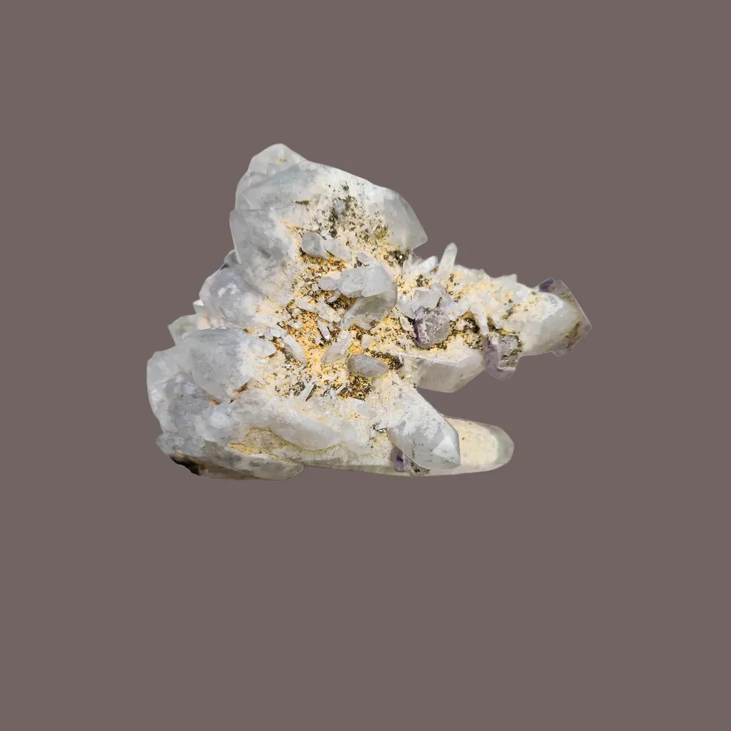 Fluorite on Quartz Yaogangxian Mine - image 7