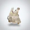 Fluorite on Quartz Yaogangxian Mine - image 3