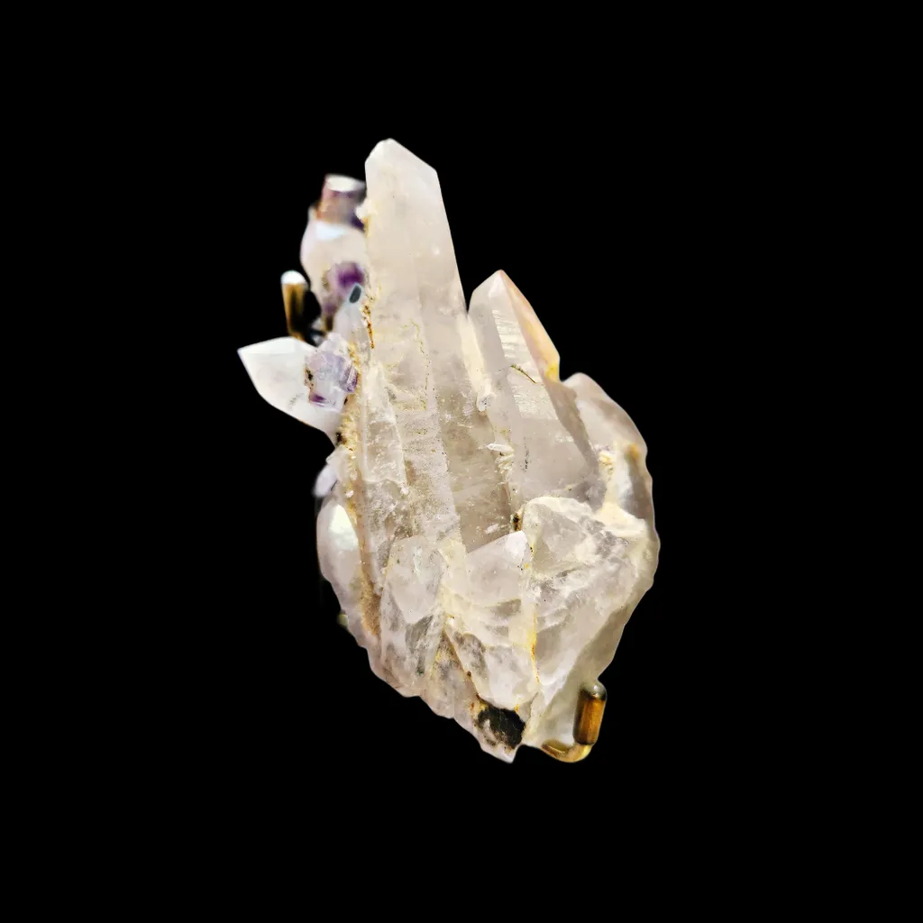 Fluorite on Quartz Yaogangxian Mine - image 4