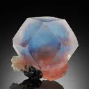 Fluorite on Rhodochrosite - image 1