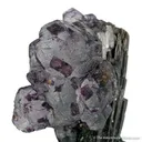 Fluorite on Schorl - image 2