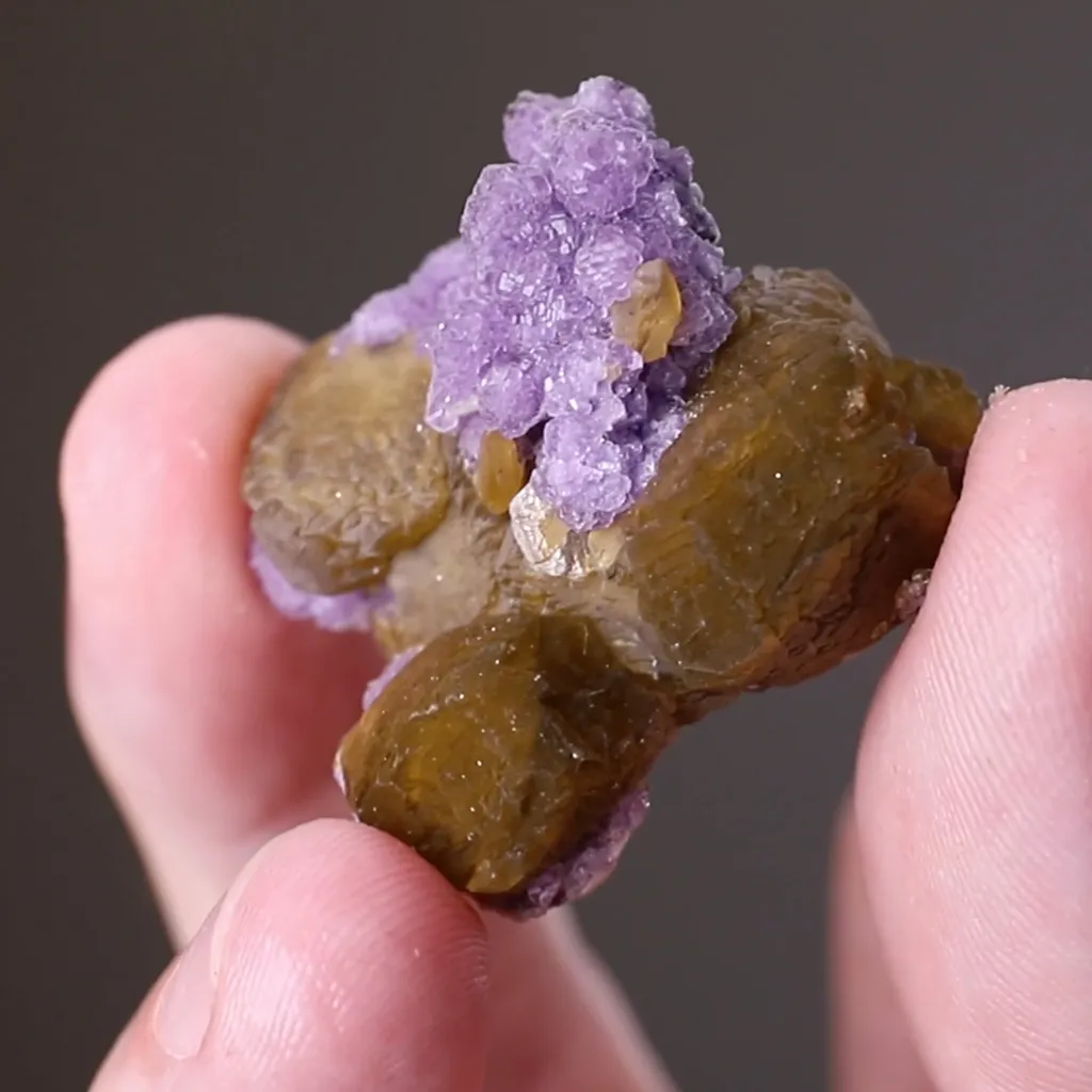 Fluorite on Siderite - image 2
