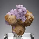 Fluorite on Siderite - image 1
