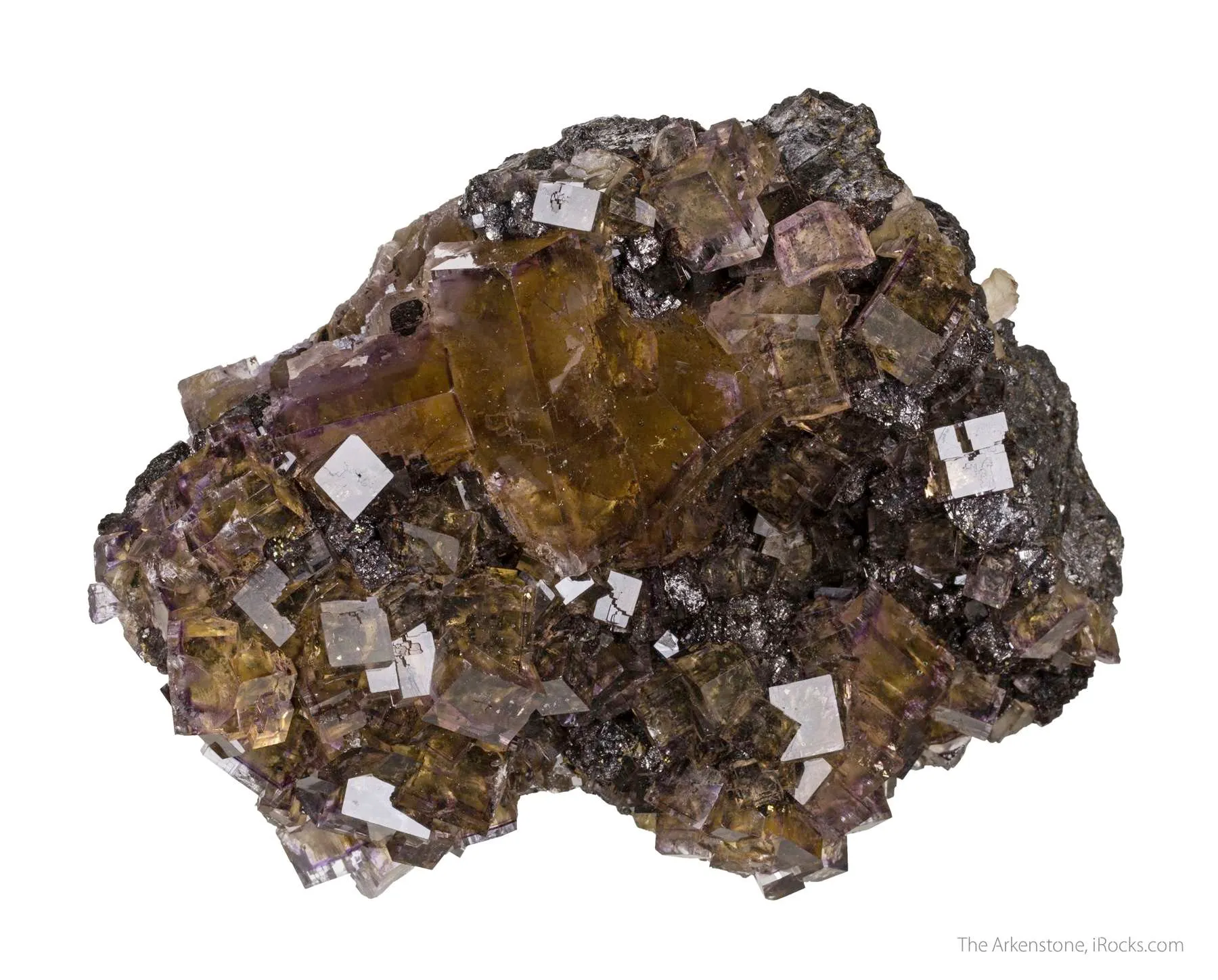 Fluorite on Sphalerite - image 4