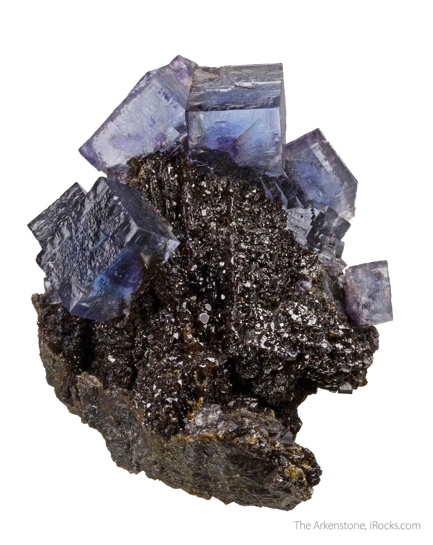 Fluorite on Sphalerite - image 2