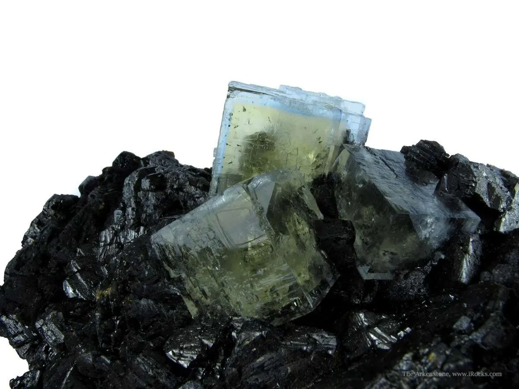 Fluorite on Sphalerite - image 2