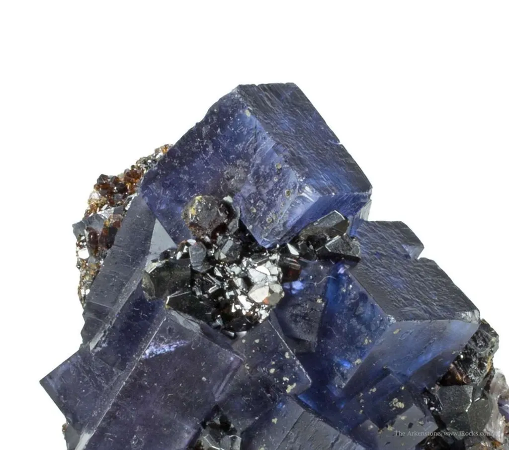 Fluorite on Sphalerite - image 3