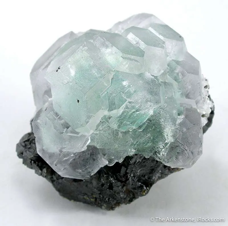 Fluorite on Sphalerite image
