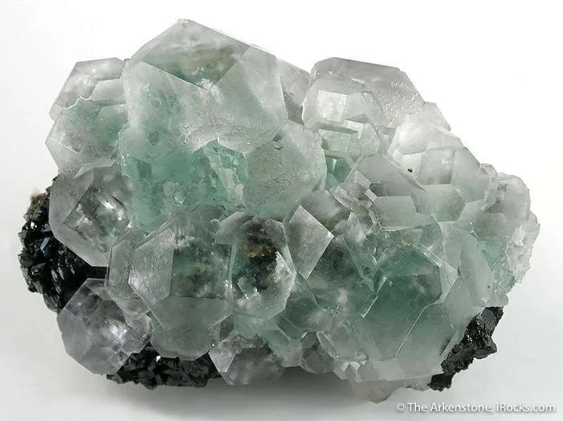 Fluorite on Sphalerite image