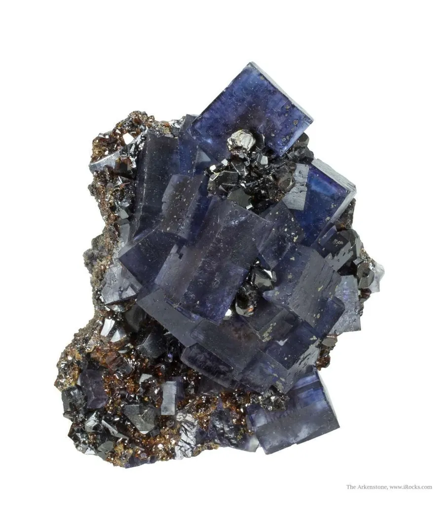 Fluorite on Sphalerite - image 2