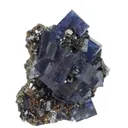 Fluorite on Sphalerite - image 2