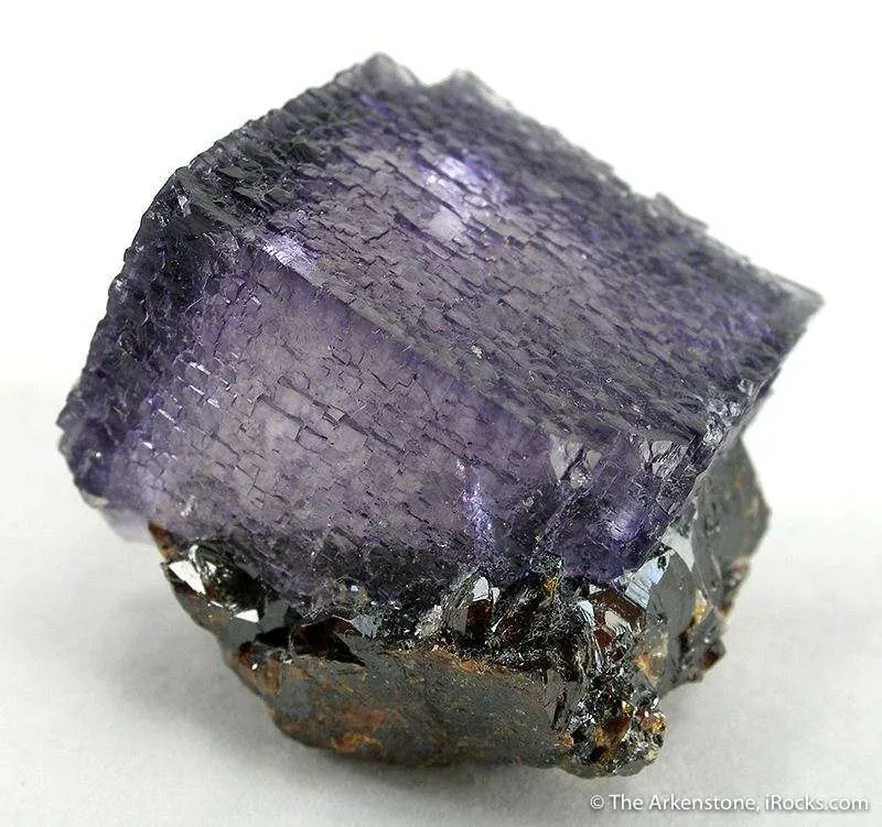Fluorite on Sphalerite - image 1