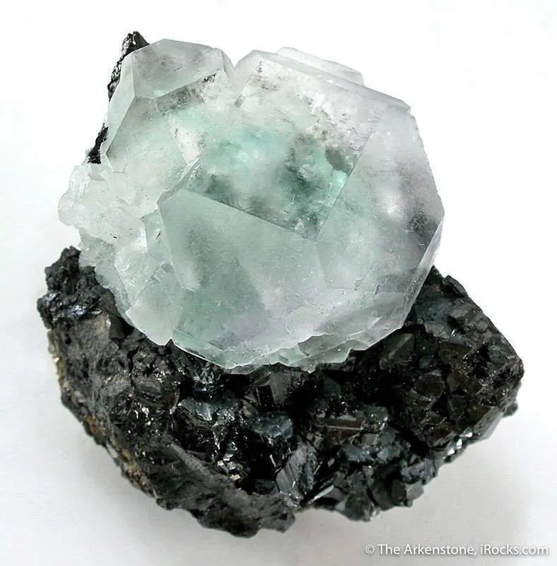 Fluorite on Sphalerite image