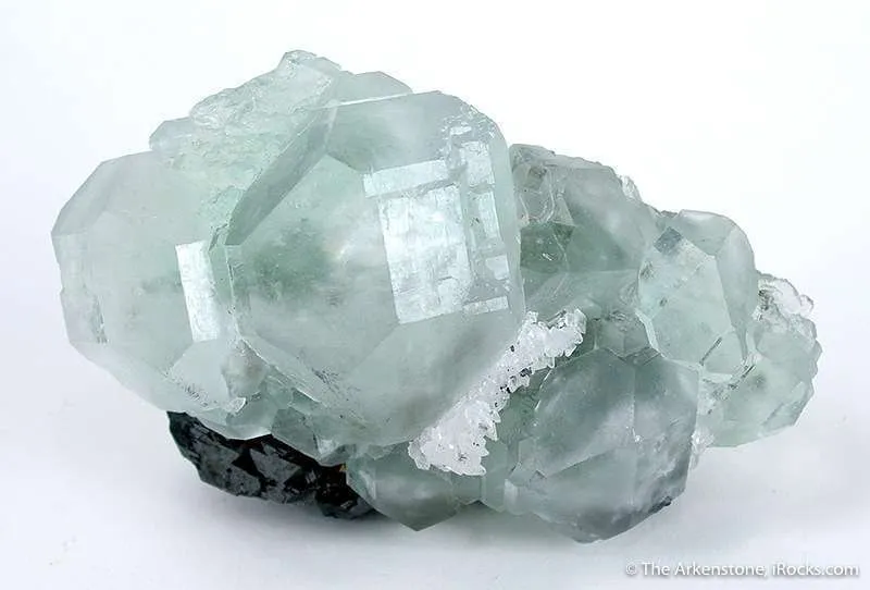 Fluorite on Sphalerite image