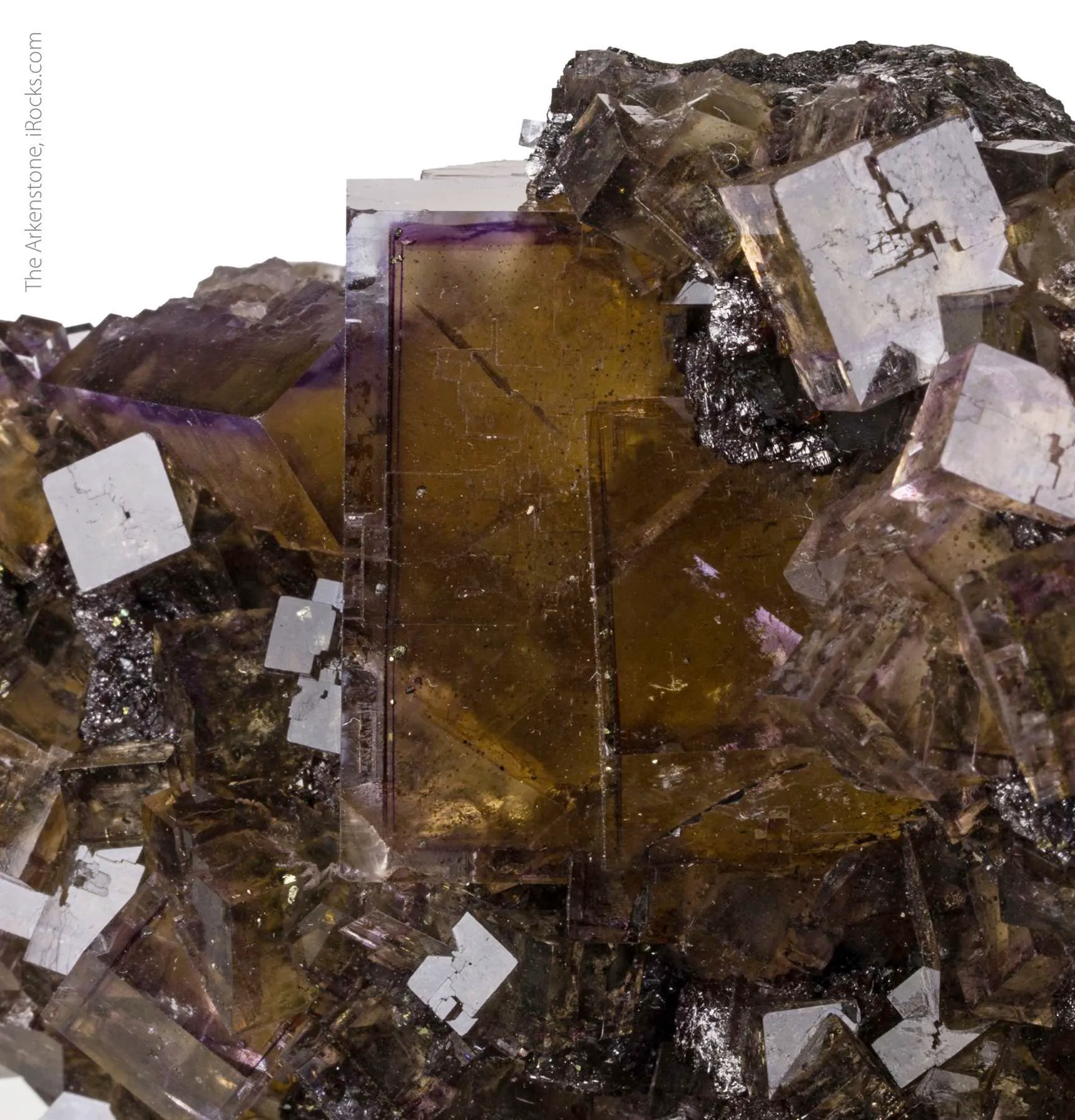 Fluorite on Sphalerite - image 3
