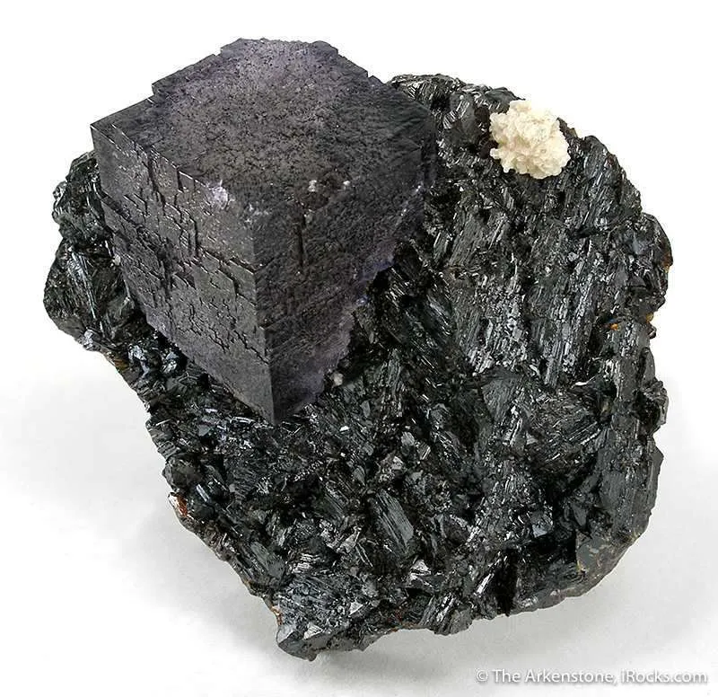 Fluorite on Sphalerite image