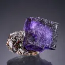 Fluorite on Sphalerite - image 1