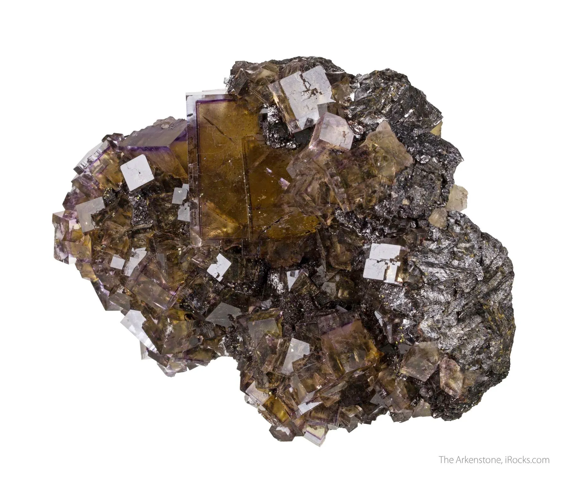 Fluorite on Sphalerite - image 2