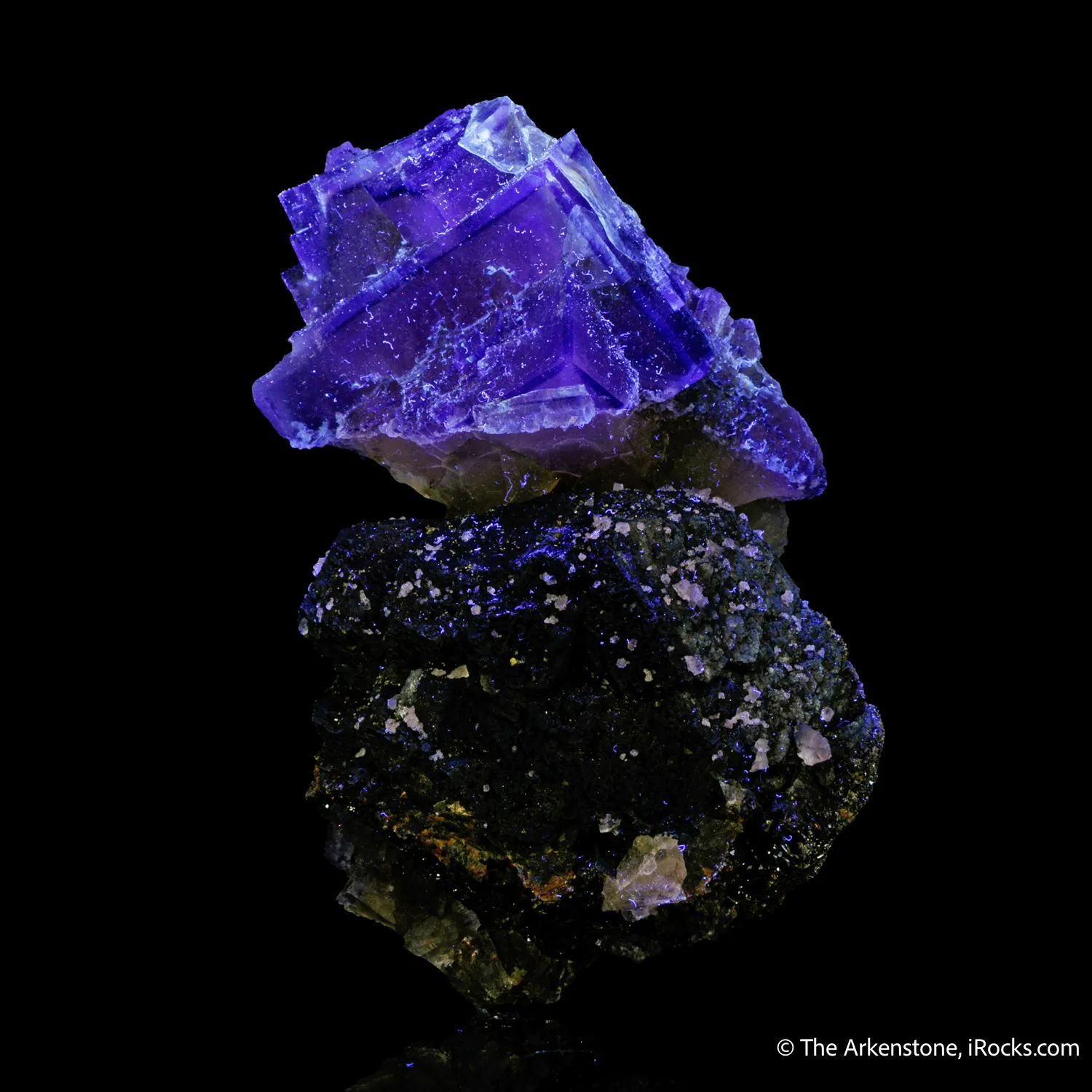 Fluorite on Sphalerite - image 3