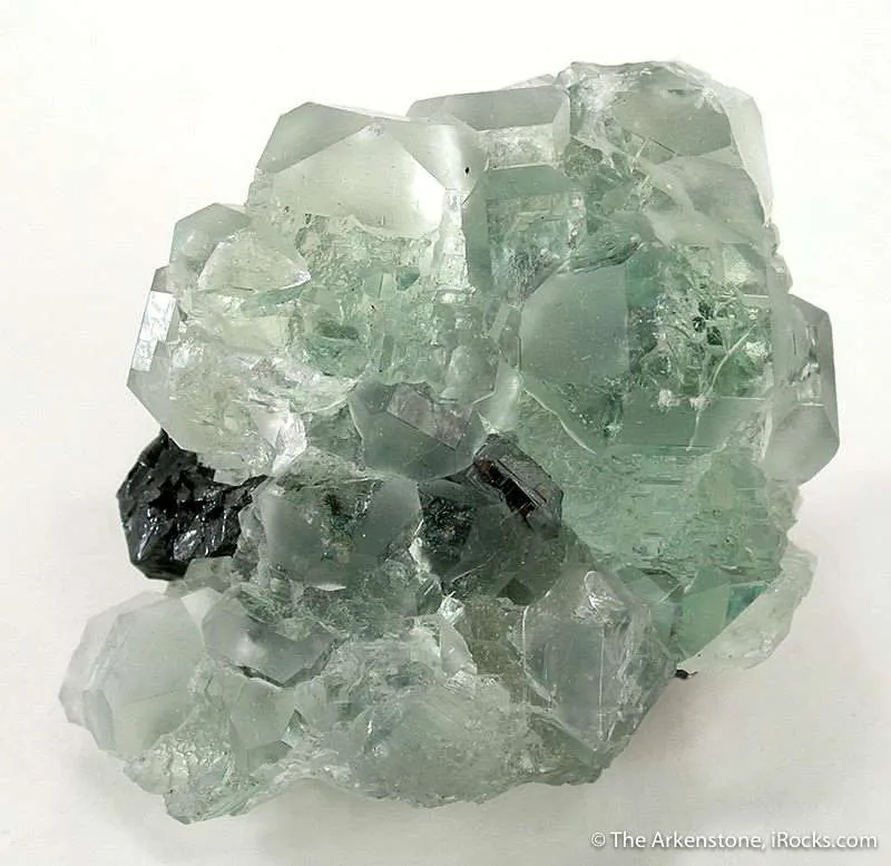 Fluorite on Sphalerite image