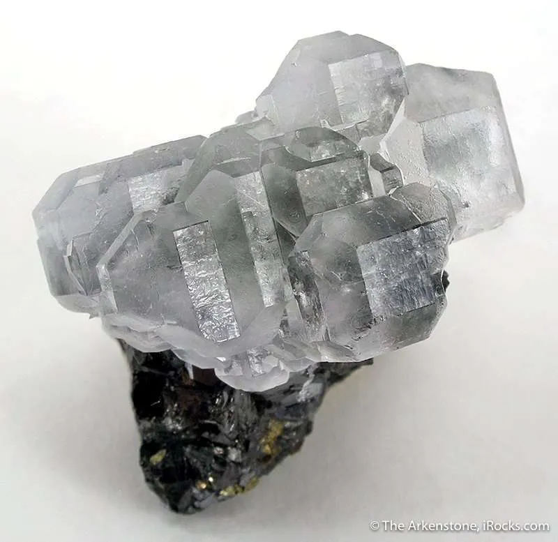 Fluorite on Sphalerite image