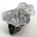 Fluorite on Sphalerite - image 1