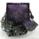 Fluorite on Sphalerite - image 1