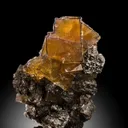 Fluorite on Sphalerite - image 1