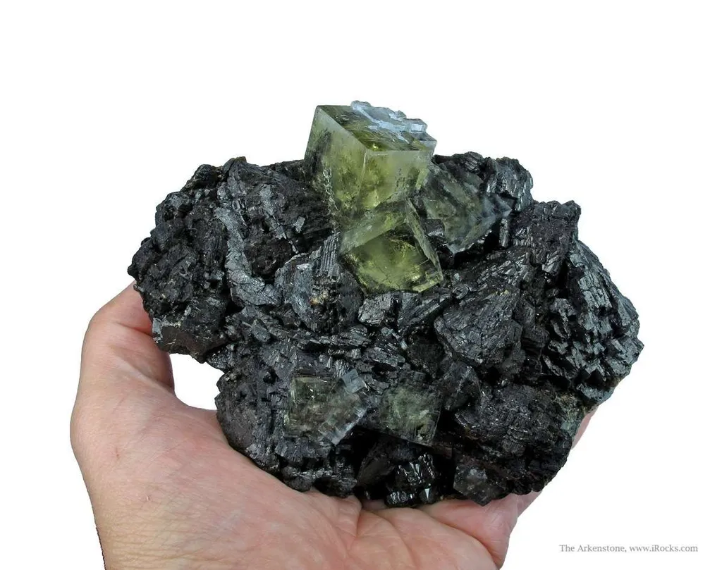 Fluorite on Sphalerite image