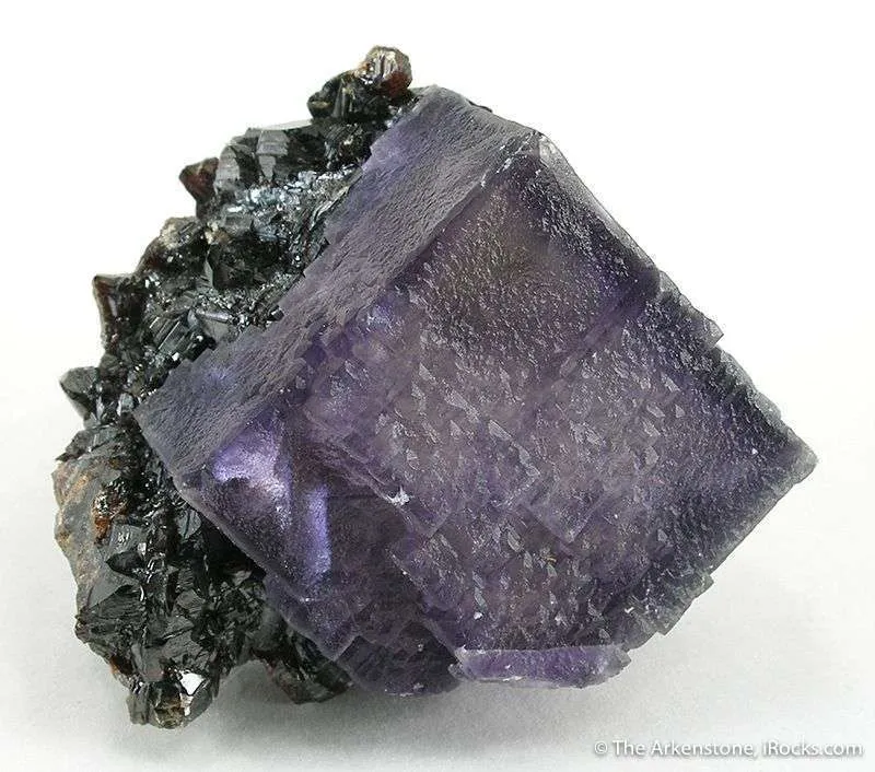 Fluorite on Sphalerite image
