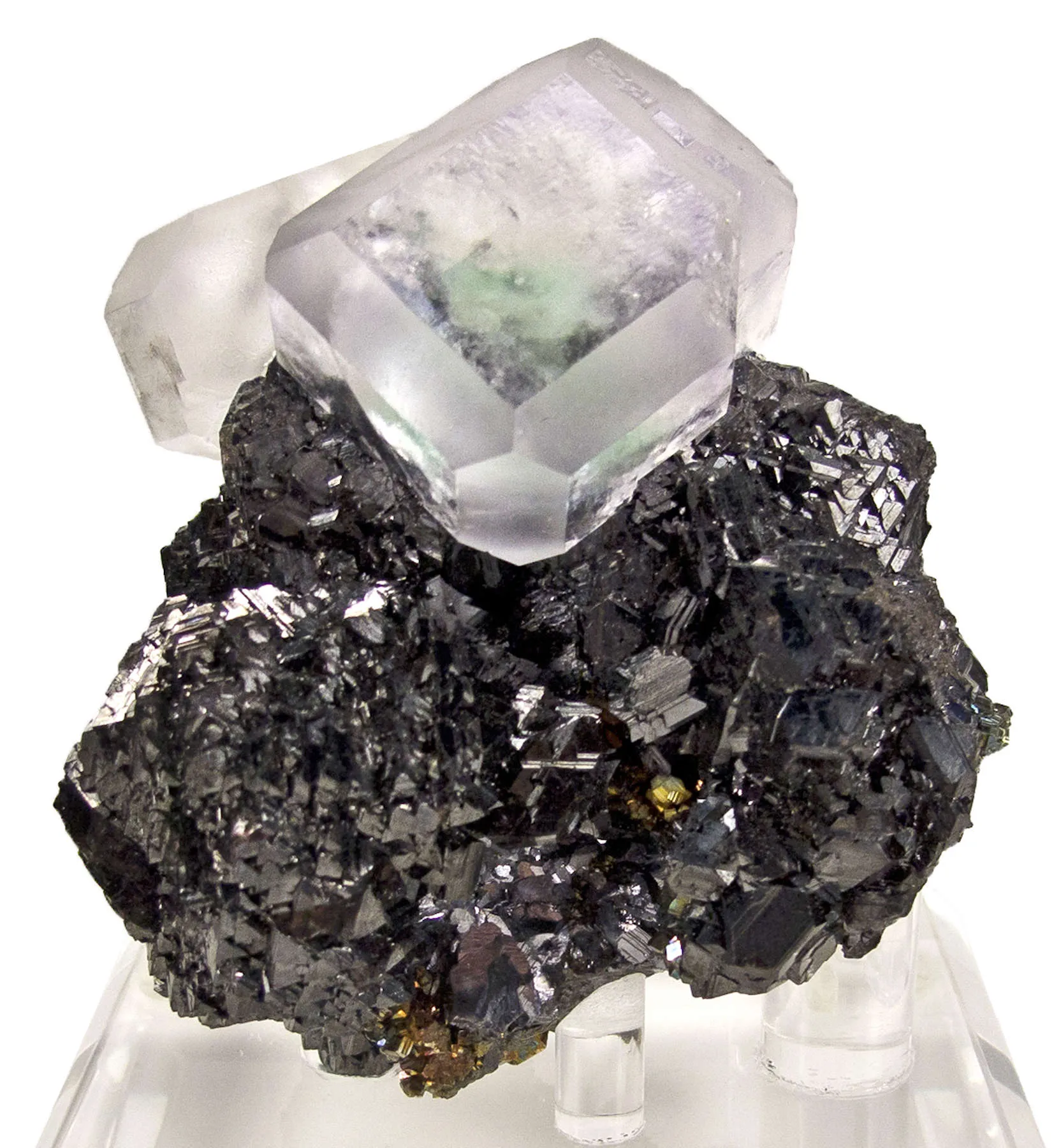 Fluorite on Sphalerite - image 1