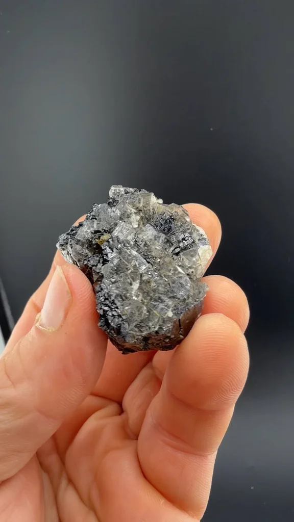 Fluorite on Sphalerite image