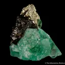Fluorite on Sphalerite, Pyrite - image 1