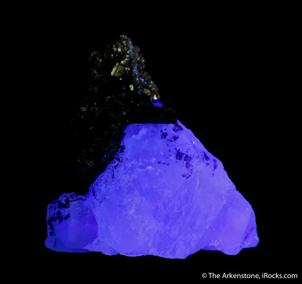 Fluorite on Sphalerite, Pyrite - image 3
