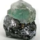 Fluorite on Sphalerite With Pyrite Inclusions - image 2