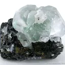 Fluorite on Sphalerite With Quartz - image 1