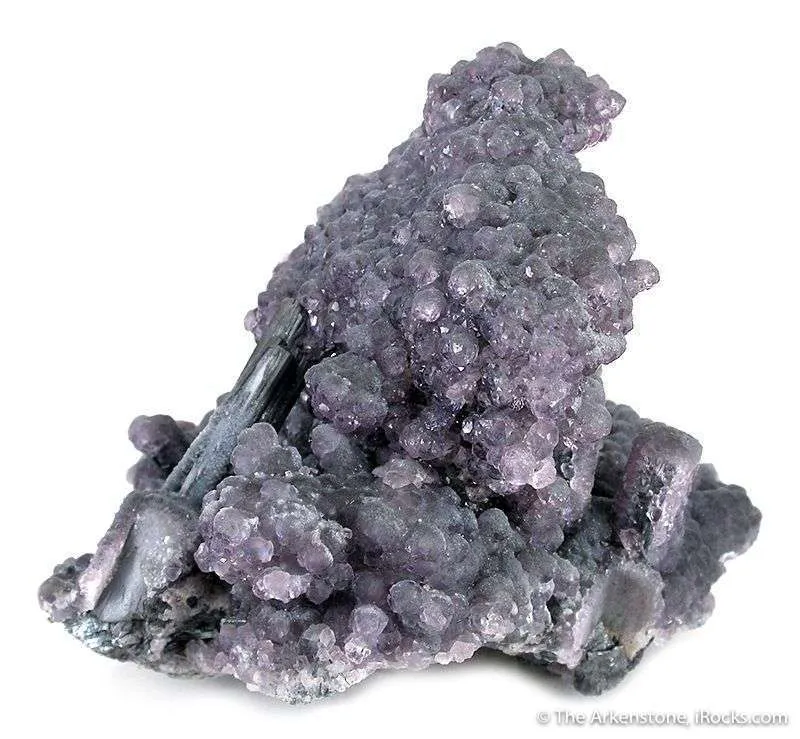 Fluorite on Stibnite - image 2