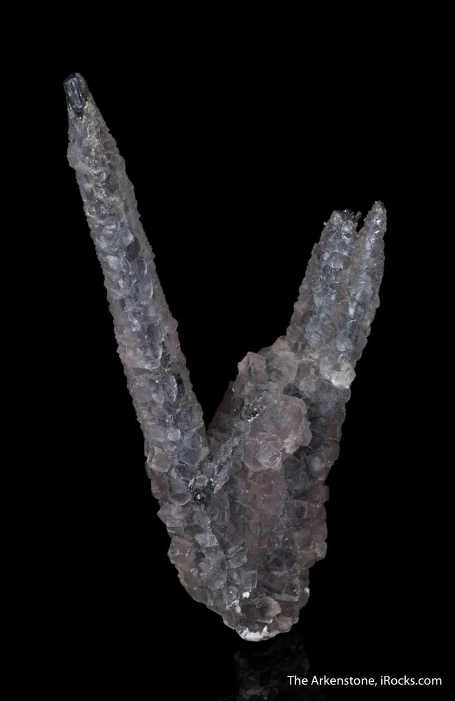 Fluorite on Stibnite - image 5