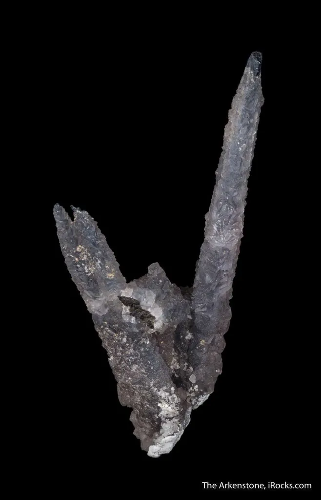 Fluorite on Stibnite - image 6